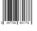 Barcode Image for UPC code 0047708631778