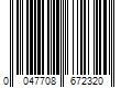 Barcode Image for UPC code 0047708672320