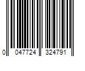 Barcode Image for UPC code 0047724324791