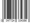 Barcode Image for UPC code 0047724334356