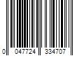 Barcode Image for UPC code 0047724334707