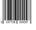 Barcode Image for UPC code 0047726004097