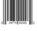 Barcode Image for UPC code 004774000082