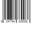 Barcode Image for UPC code 0047754330038