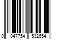 Barcode Image for UPC code 0047754532654