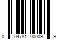 Barcode Image for UPC code 004781000099