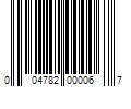 Barcode Image for UPC code 004782000067