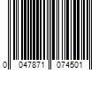 Barcode Image for UPC code 0047871074501