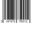 Barcode Image for UPC code 0047875750012