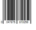 Barcode Image for UPC code 0047875810259