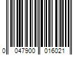 Barcode Image for UPC code 0047900016021