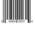 Barcode Image for UPC code 004800000314