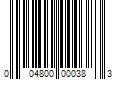 Barcode Image for UPC code 004800000383