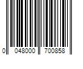 Barcode Image for UPC code 0048000700858