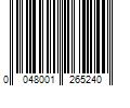 Barcode Image for UPC code 0048001265240