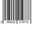 Barcode Image for UPC code 0048002219778