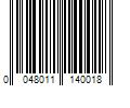 Barcode Image for UPC code 0048011140018