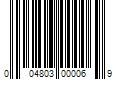 Barcode Image for UPC code 004803000069