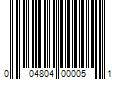 Barcode Image for UPC code 004804000051