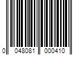 Barcode Image for UPC code 0048081000410