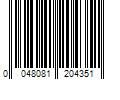 Barcode Image for UPC code 0048081204351