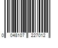 Barcode Image for UPC code 0048107227012