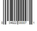 Barcode Image for UPC code 004822000071