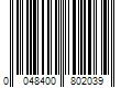 Barcode Image for UPC code 0048400802039