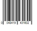 Barcode Image for UPC code 0048419431602