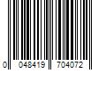 Barcode Image for UPC code 0048419704072