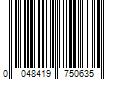 Barcode Image for UPC code 0048419750635