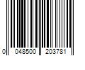 Barcode Image for UPC code 0048500203781