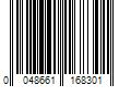 Barcode Image for UPC code 0048661168301. Product Name: Warner Pro Grip Stiff 3.06-in Carbon Steel Paint Multi-Tool | 16830