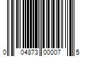 Barcode Image for UPC code 004873000075