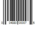 Barcode Image for UPC code 004880000075