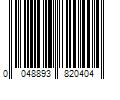 Barcode Image for UPC code 0048893820404