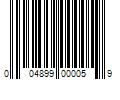 Barcode Image for UPC code 004899000059