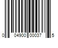 Barcode Image for UPC code 004900000375