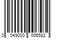 Barcode Image for UPC code 0049000006582