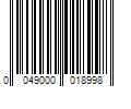 Barcode Image for UPC code 0049000018998