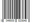 Barcode Image for UPC code 0049000023848