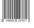 Barcode Image for UPC code 0049000027617