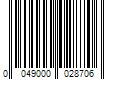 Barcode Image for UPC code 0049000028706