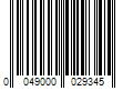 Barcode Image for UPC code 0049000029345