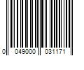 Barcode Image for UPC code 0049000031171