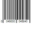 Barcode Image for UPC code 0049000045840