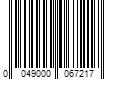 Barcode Image for UPC code 0049000067217