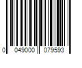 Barcode Image for UPC code 0049000079593