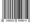 Barcode Image for UPC code 0049000549614