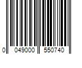 Barcode Image for UPC code 0049000550740